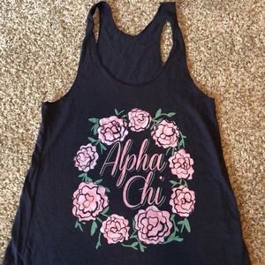 Alpha Chi Omega bid night tank